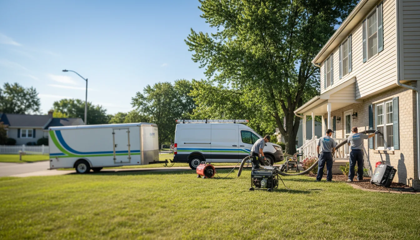 Flooded Basement Restoration And Cleanup With Repair in Bremen, KS near me